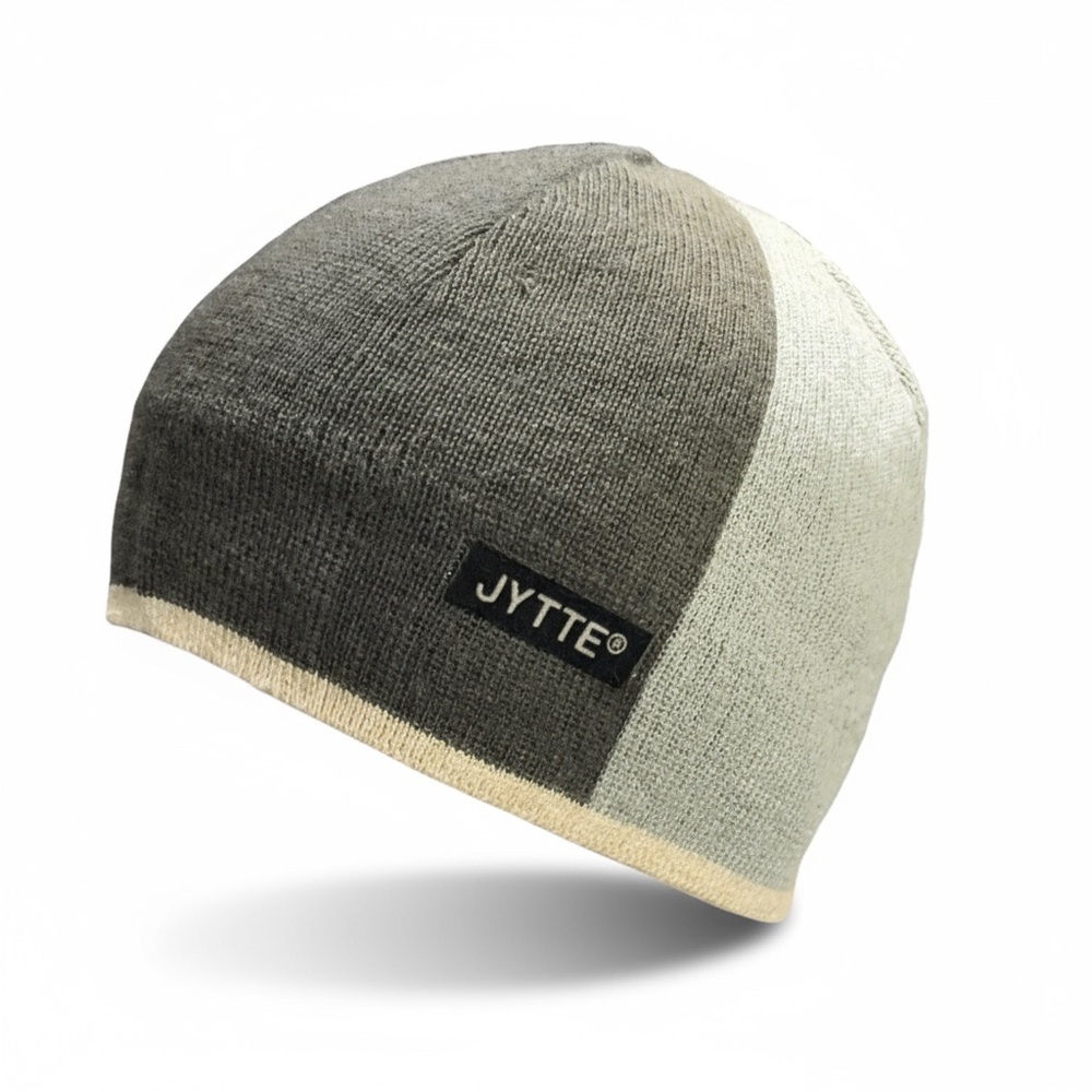 🟫 Jytte‎ Vintage Colorblock Wool Beanie Made in USA